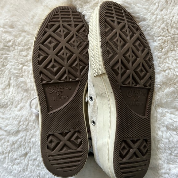 Converse Comme De Garçons White High-Top Sneakers - Picture 2 of 3